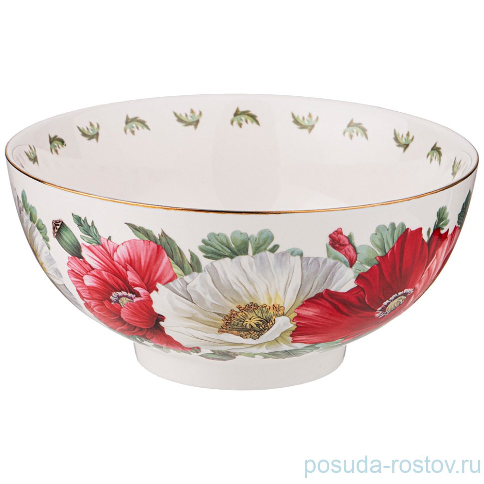 Салатник 15 х 7 см "Маки" / 234761
