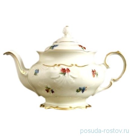 Заварочный чайник &quot;Фредерика /Мелкие цветы /матовое золото /СК&quot; / 129317