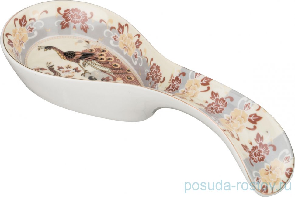 Подставка под ложку 20 х 7 х 3 см "Павлин" / 251136