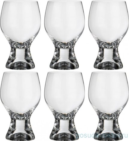 Стаканы для красного вина 340 мл 6 шт &quot;Джина /Без декора&quot; / 005458