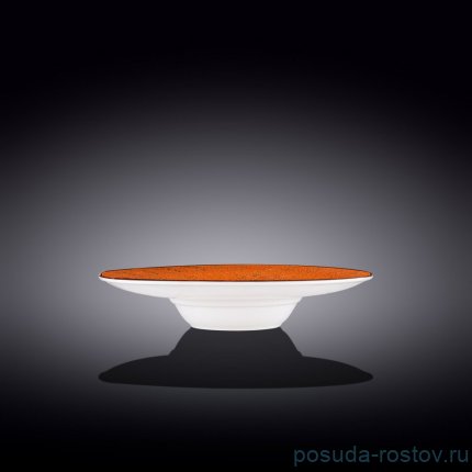 Тарелка 24 см глубокая оранжевая &quot;Splash&quot; / 261823