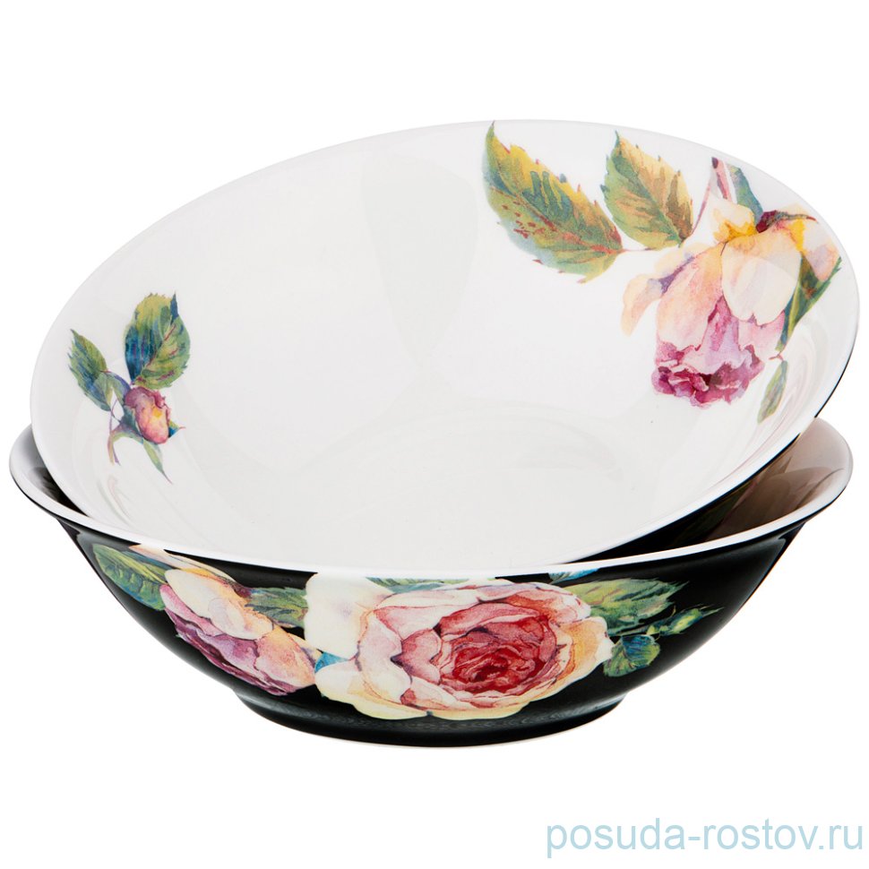 Набор салатников 16 см 2 шт чёрные "Винтаж" / 227310 Набор салатников 16 см 2 шт чёрные "Винтаж" / 227310