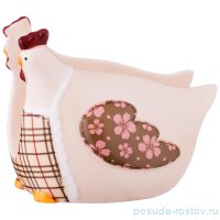 Салфетница 10 х 8,3 х 8,3 см &quot;кружевная пасха /с бежевым&quot; / 191624