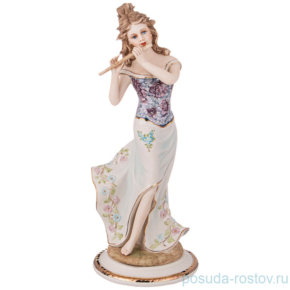 Статуэтка 15 х 15 х 37 см "Девушка с флейтой" / 250935