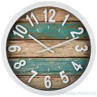 Часы настенные 35 см кварцевые &quot;WOOD&quot; / 187994
