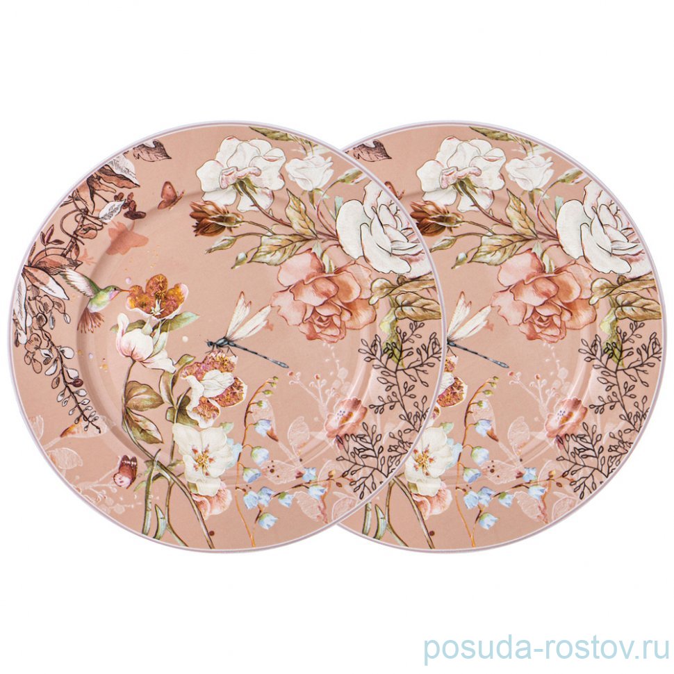 Набор тарелок 19 см 2 шт коричневые "Compliment" / 339267