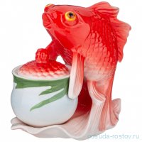 Икорница14,5 х 9 х 14 см 100 мл &quot;золотая рыбка&quot; / 342382