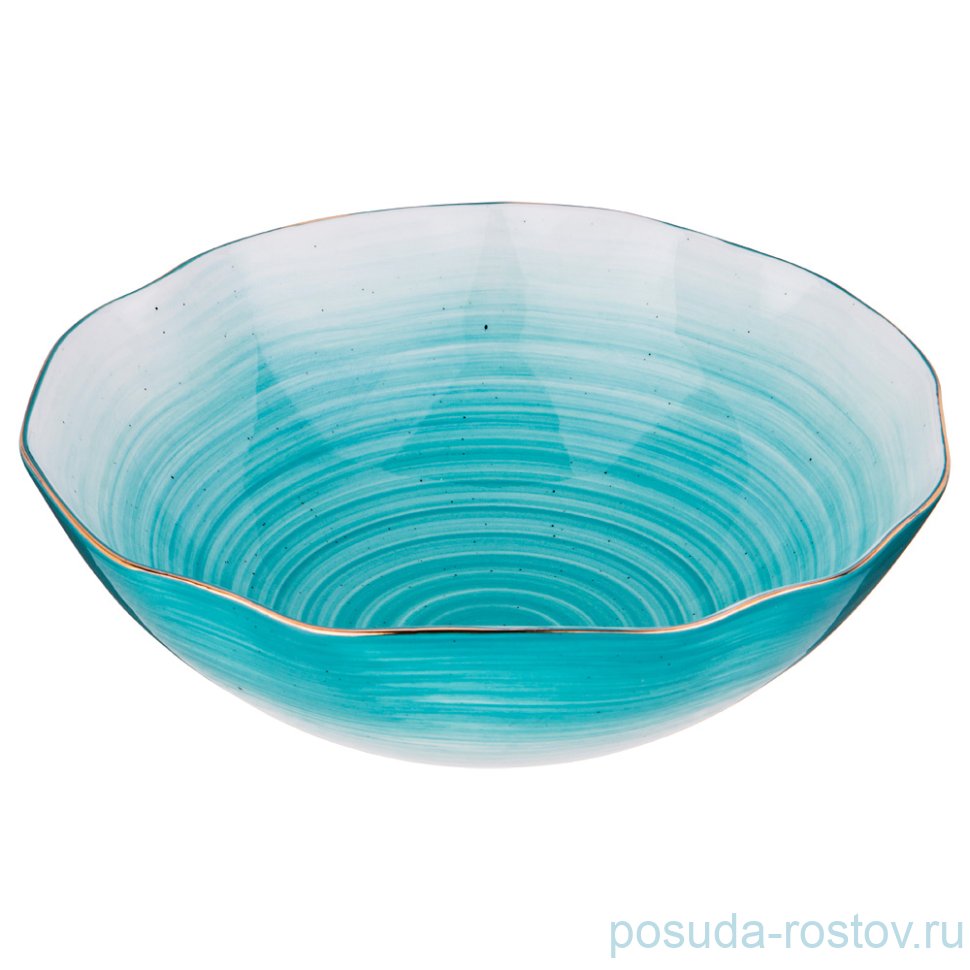Салатник 22 см "колор де аква /голубая" / 190733
