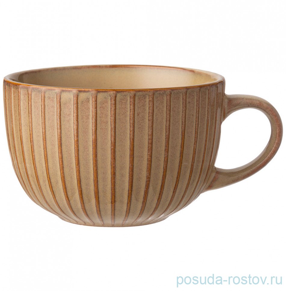 Кружка 580 мл "Stripe collection /Сливочный" (6шт.) / 282047 Кружка 580 мл "Stripe collection /Сливочный" (6шт.) / 282047