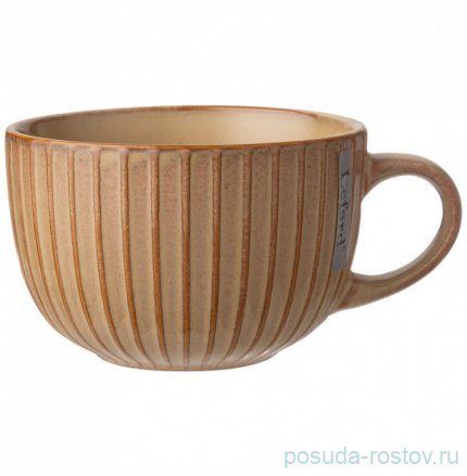 Кружка 580 мл &quot;Stripe collection /Сливочный&quot; (6шт.) / 282047