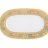 Блюдо 24 см овальное &quot;Донна /Бюриза в золотой роскоши&quot; / 128608