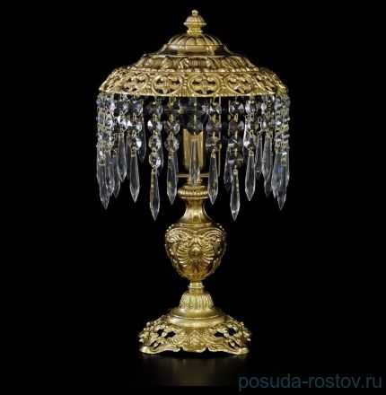 Лампа настольная 1 рожковая хрусталь/бронза &quot;Royal Bohemia&quot; / 134694