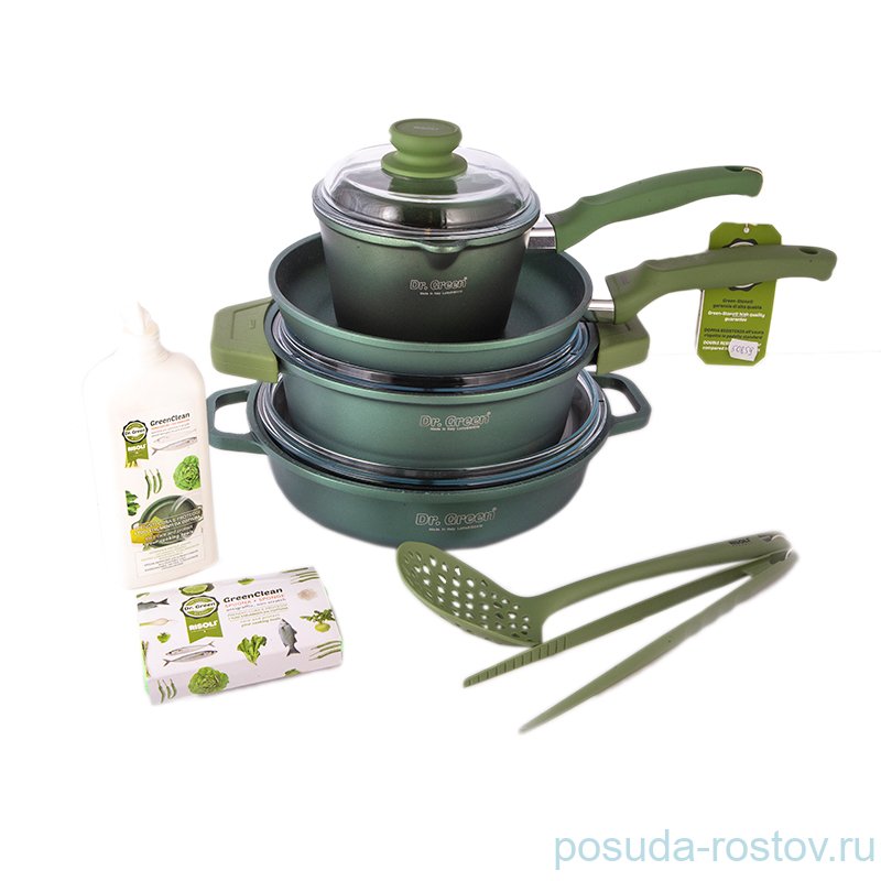 Набор посуды 14 предметов "Risoli /Dr. Green" / 118036