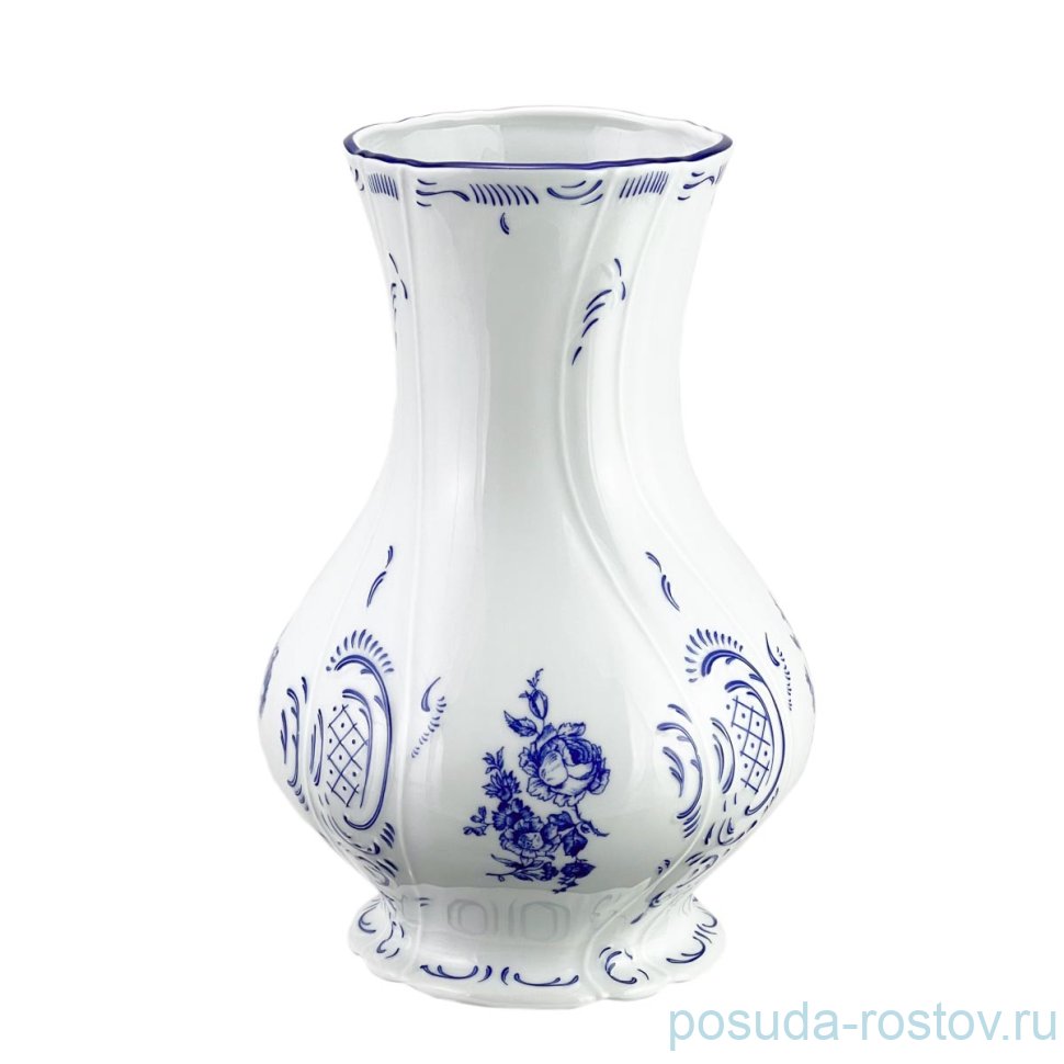 Ваза для цветов 23 см "Бернадотт /Синие розы" / 273456