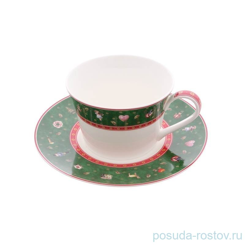Чайная пара 220 мл "Christmas world /Green 2" / 337501 Чайная пара 220 мл "Christmas world /Green 2" / 337501