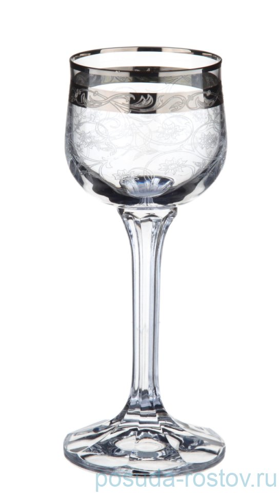 Рюмки 60 мл 6 шт "Диана /Платина 435963" / 007442 Рюмки 60 мл 6 шт "Диана /Платина 435963" / 007442