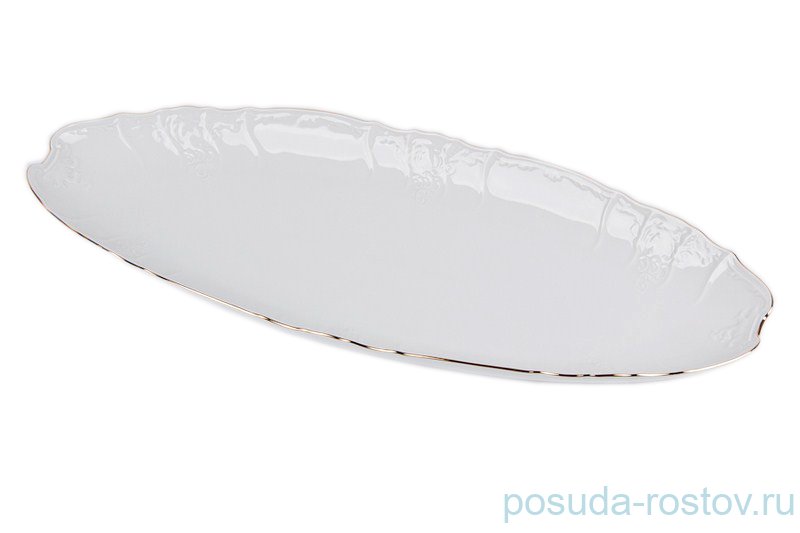 Блюдо 65 см для рыбы "Бернадотт /Платиновый узор" / 053848