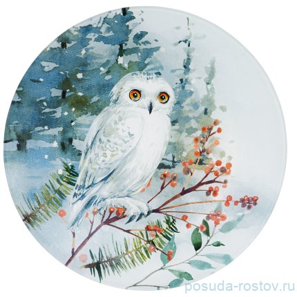 Тарелка 20 см &quot;зимняя сказка /сова&quot; / 268460