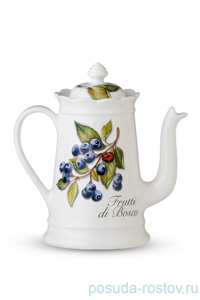 Кофейник 900 мл "Artigianato ceramico /Лесные ягоды" / 243594