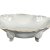 Фруктовница 32 см на 3-х ножках Барбарина  Bohemia Porcelan Moritz Zdekauer 1810 s.r.o. "Лиана /Золотая отводка" / 071230