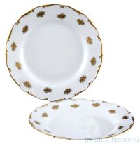 Набор тарелок 25 см 6 шт &quot;Анжелика /Маленькие золотые розочки&quot; / 166589