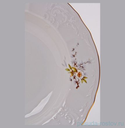 Набор тарелок 23 см 6 шт глубокие &quot;Бернадотт /Осенний букет&quot; / 028985