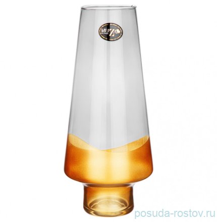 Ваза для цветов 30 см &quot;Modern gala smoky /Gold&quot; / 289617