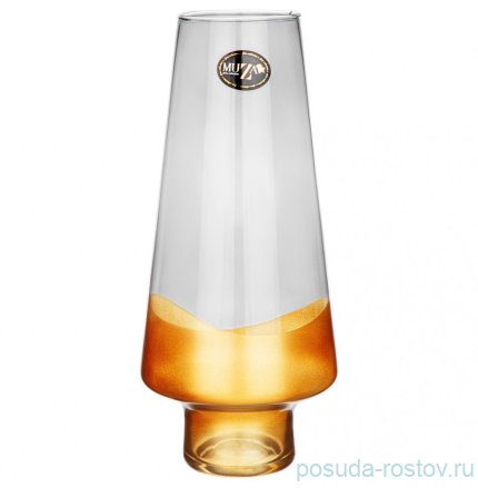 Ваза для цветов 30 см &quot;Modern gala smoky /Gold&quot; / 289617