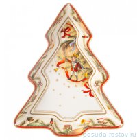 Блюдо 25 х 2 х 4 см Ёлка &quot;Щелкунчик&quot; / 329444