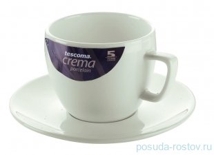 Кофейные пары 200 мл для капучино 6 шт "Tescoma /CREMA /Без декора" / 142592