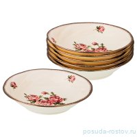 Набор салатников 19 см 6 шт &quot;корейская роза&quot; / 194481