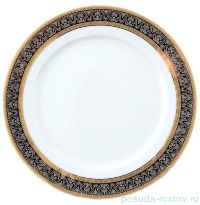Набор тарелок 22 см 6 шт глубокие &quot;Опал /Платина с золотом&quot; / 020572