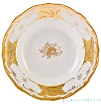 Набор тарелок 22 см 6 шт &quot;Кленовый лист /Белый&quot; / 053834
