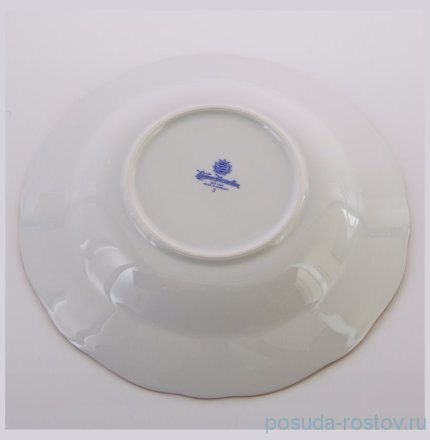 Набор тарелок 22 см 6 шт &quot;Кленовый лист /Белый&quot; / 053834