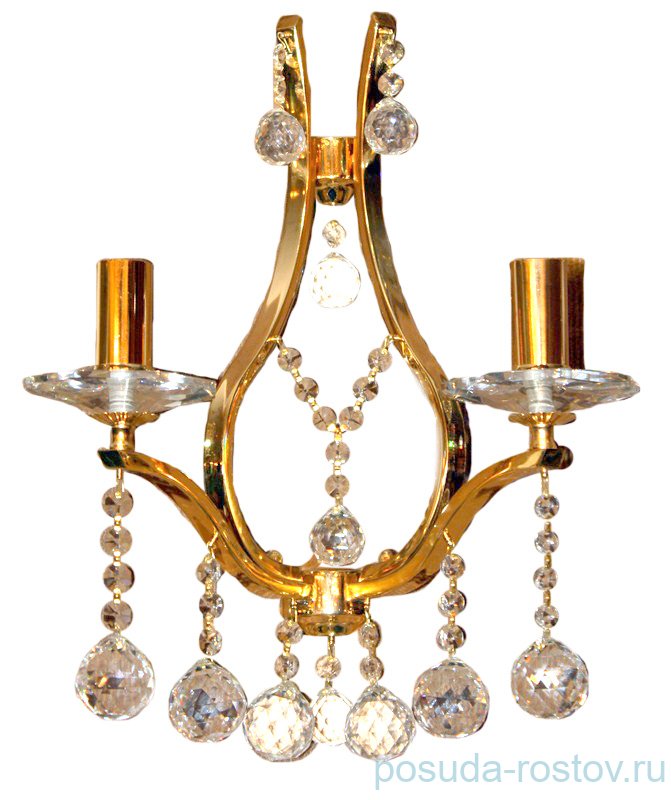 Бра 2 рожковый золото "Мадонна" / 000862 Бра 2 рожковый золото "Мадонна" / 000862