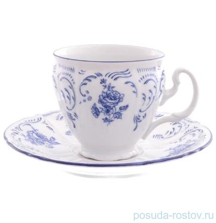 Кофейная чашка 170 мл 1 шт &quot;Бернадотт /Синие розы&quot; / 159257