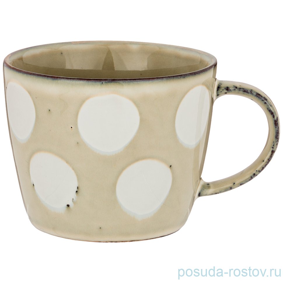 Кружка 450 мл "Бежевая в горох" (6шт.) / 193564 Кружка 450 мл "Бежевая в горох" (6шт.) / 193564