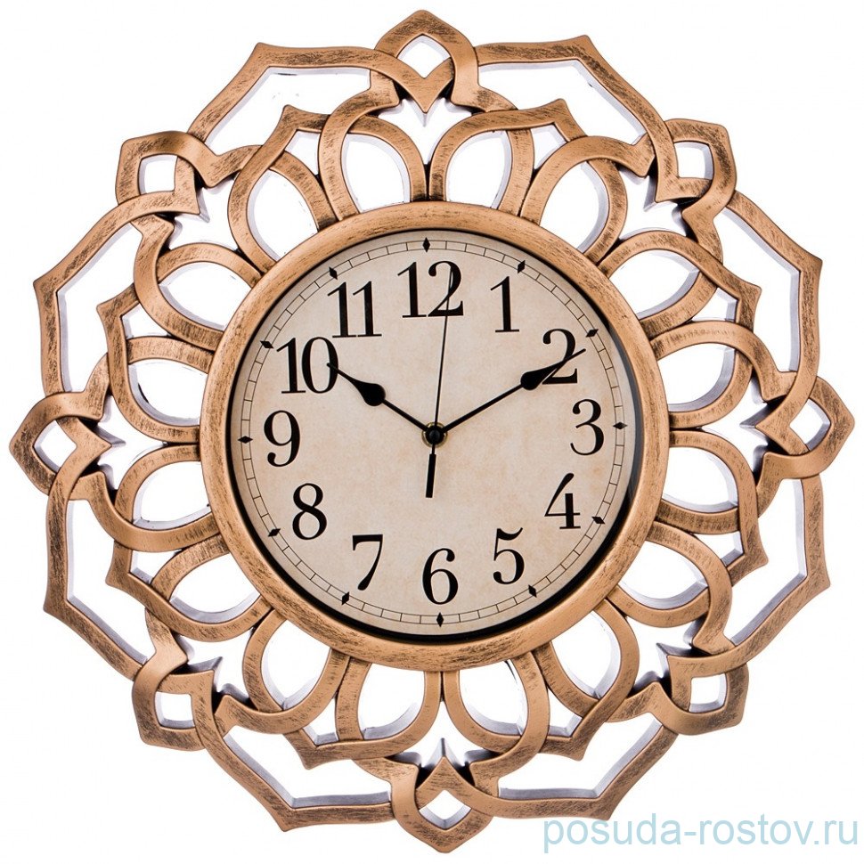 Часы настенные 46 х 46 х 4,5 см кварцевые "ITALIAN STYLE" / 188027