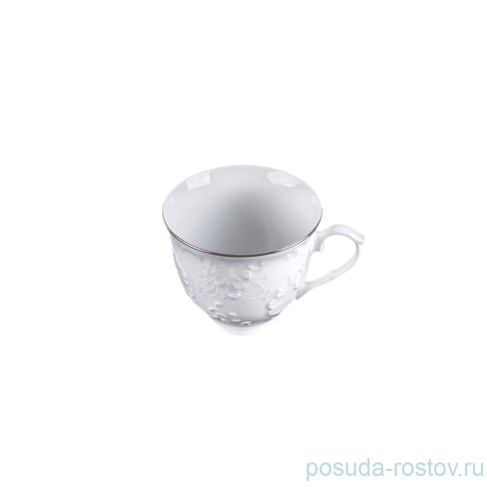 Кофейная чашка 170 мл 1 шт "Рококо /Платиновый узор" / 112059 Кофейная чашка 170 мл 1 шт "Рококо /Платиновый узор" / 112059