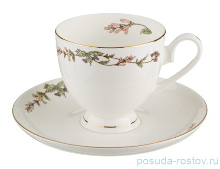 Набор чайных пар 250 мл 6 шт &quot;Английский сад&quot; / 191031