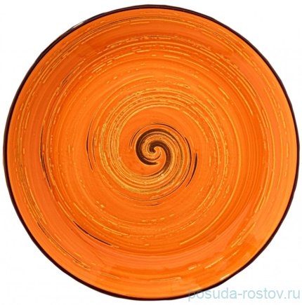 Тарелка 28 см оранжевая &quot;Spiral&quot; / 261576