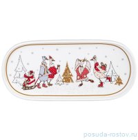 Блюдо 25,5 см овальное &quot;Family christmas&quot; / 360281