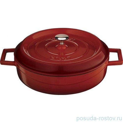 Кастрюля 28 см с крышкой 3,4 л "Lava /Red" / 223345