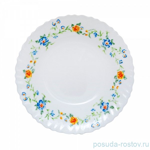Тарелка 23 см глубокая "Сибель /Барвинок" / 160067