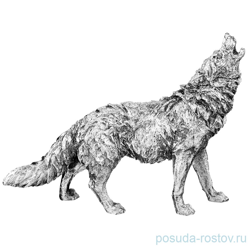 Статуэтка 35,5 х 9 х 27,5 см "Волк" / 215263