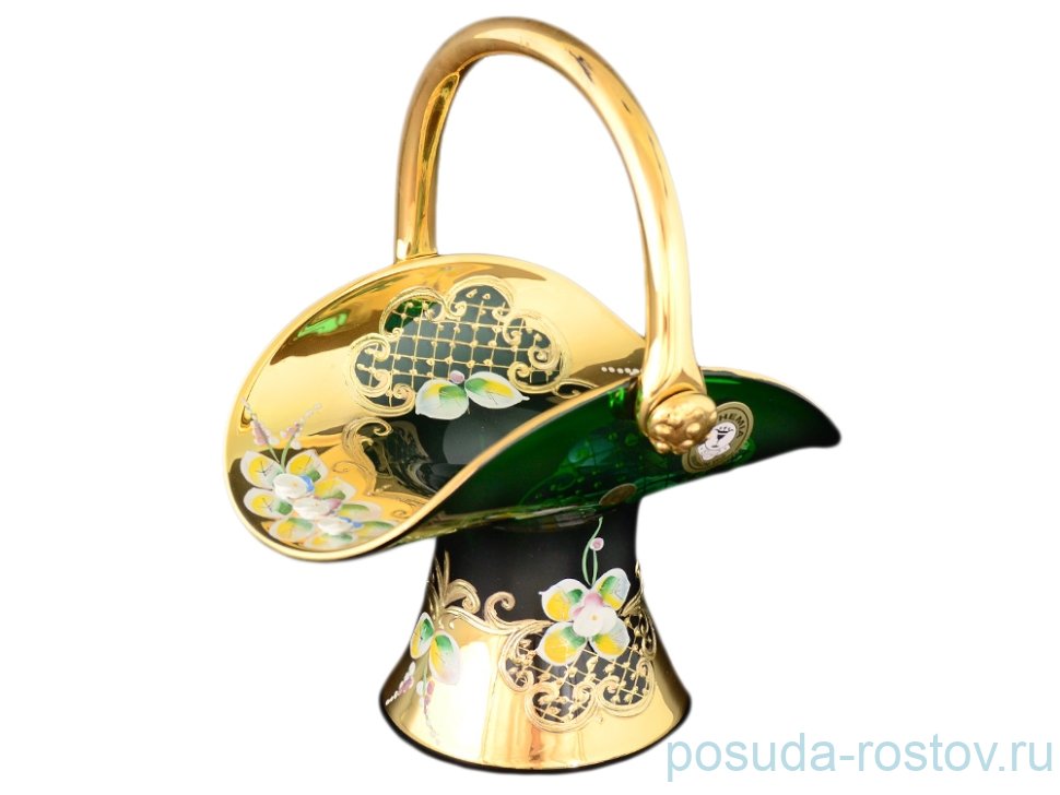 Корзинка 16 см "Лепка зелёная" / 071313