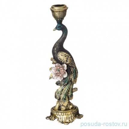 Подсвечник павлин 9.8*9.8*29.2cm / 263553