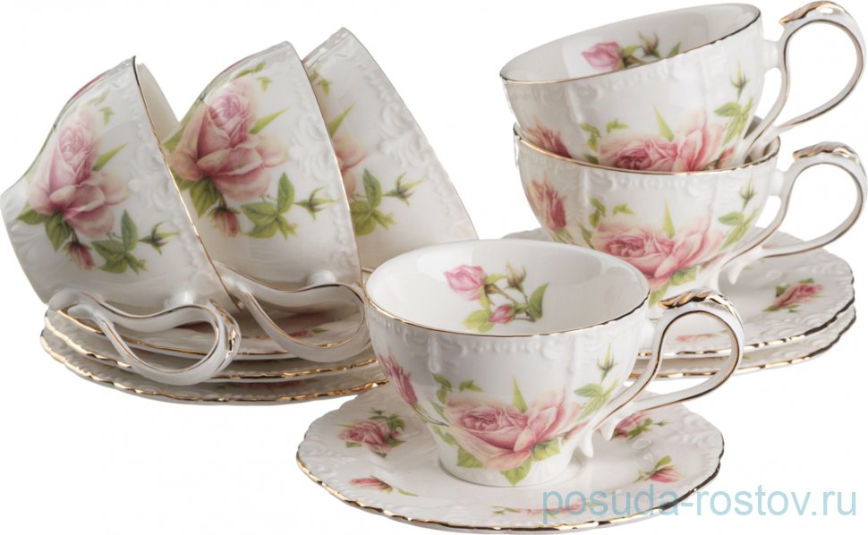 Набор кофейных пар 100 мл 6 шт "Жаклин" / 186471