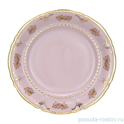 Набор тарелок 19 см 6 шт &quot;Соната /Дубовый лист&quot; розовая / 271767