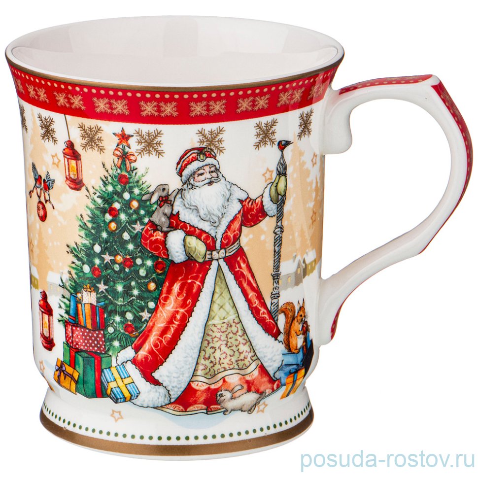 Кружка 400 мл "дед мороз и снегурочка" / 228635 Кружка 400 мл "дед мороз и снегурочка" / 228635